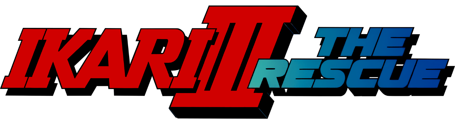 Ikari Warriors logo for Commodore 64